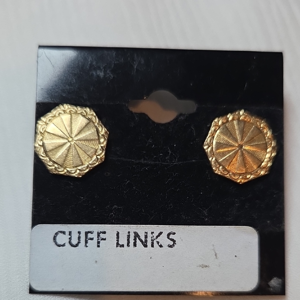 KREMENTZ PLATE VT Gold Cuff Links.